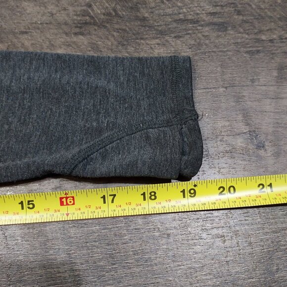 Carhartt Shirt Womens Small Long Sleeve Work 1/4 Zip Gray Fitted Thumb Holds - Picture 11 of 12